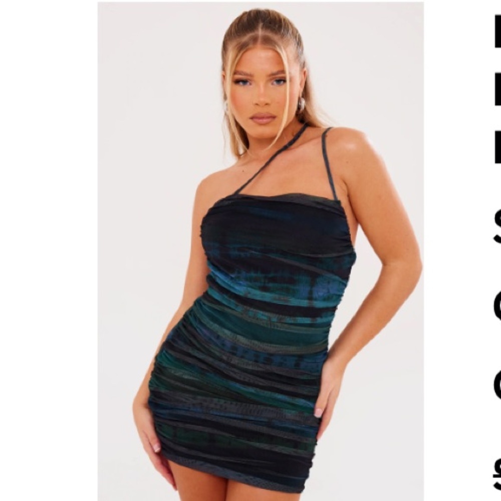 mesh bodycon dress